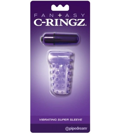 Penis Rings Fantasy C Ringz Duo Vibrating Super- Purple Sleeve - Purple Sleeve - CC18DWMKY47 $10.68