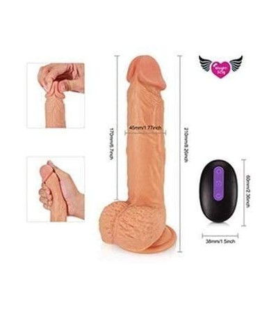 Vibrators Adult Toys for Her Women Vibrating D'îldɔ with Strong Suction Cup Realistic Silicone Wireless Remote Control Rechar...