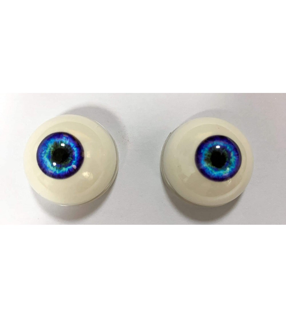 Sex Dolls 1Pair/Set Sex Doll Replaceable Eyes Resin Blue Eyes for Dolls-Artistic Craft-Decorations-Halloween Props - CE19DNLR...