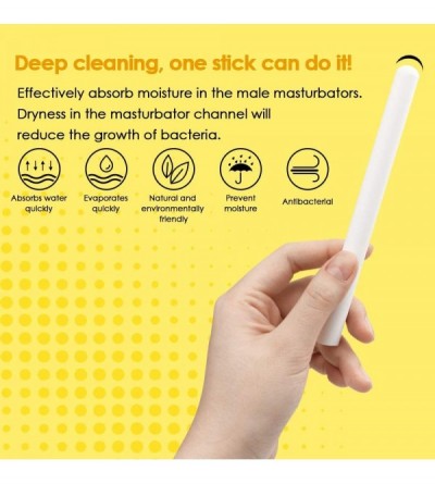 Male Masturbators Absorbent Stick for Male Masturbators- Masturbator Dryer Masturbator Cleaner Water-Absorption Rod Easy Dryi...