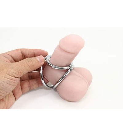 Anal Sex Toys Cock Stainless Steel Penis Rings Glans Ring Erection Enhancing Toy Plus Gift - Penis Sleeve - C511B2PUTCX $9.42