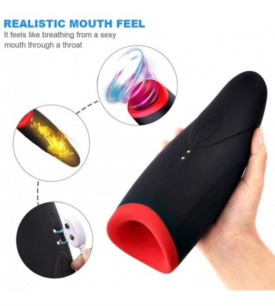 Male Masturbators Mens Toys for Pleasure Male Mâsterbrators 100% Waterproof Male Hands Free-Sùcking Vîbrating Pocket Pussy To...