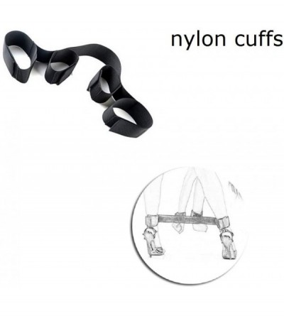 Restraints Nylon Handcuffs Ankle Cuffs Spreader for Couple - CB194625RSC $10.81