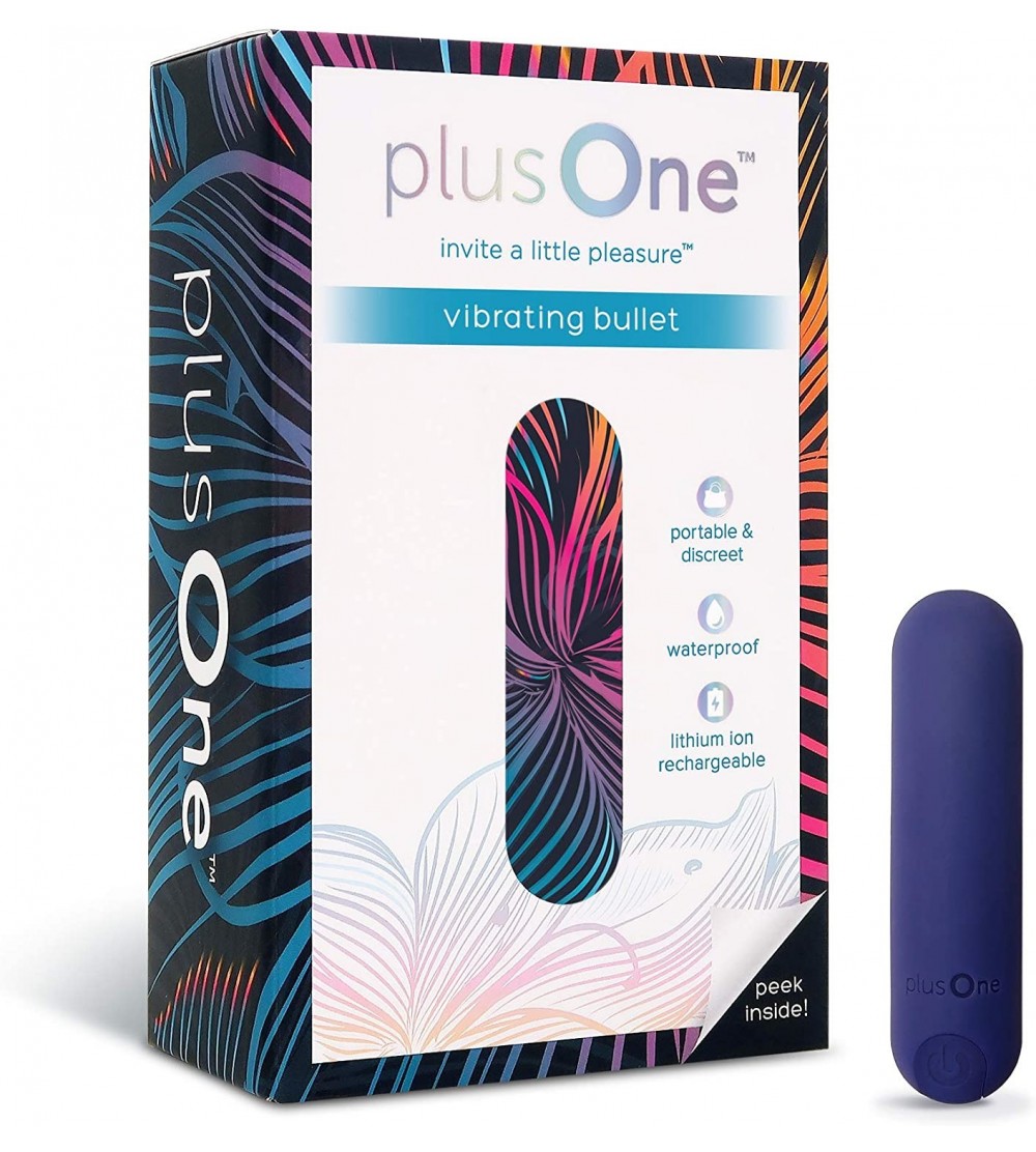 Vibrators plusOne Massaging Bullet- 10 Vibration Settings- Fully Waterproof- Ultra Hygienic Massager- Compact & Quiet Design ...