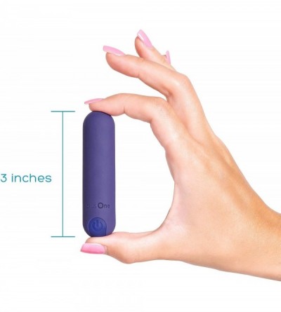 Vibrators plusOne Massaging Bullet- 10 Vibration Settings- Fully Waterproof- Ultra Hygienic Massager- Compact & Quiet Design ...