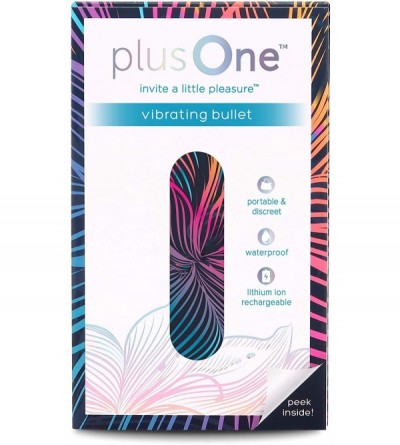 Vibrators plusOne Massaging Bullet- 10 Vibration Settings- Fully Waterproof- Ultra Hygienic Massager- Compact & Quiet Design ...