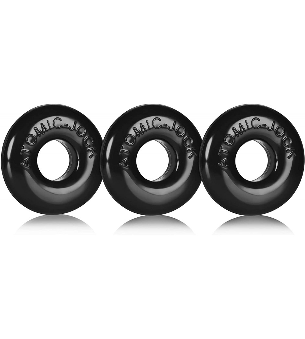 Penis Rings 3 Piece Donut Ringer- Black- Small- 75 Gram - CN12GYXFQ61 $6.75