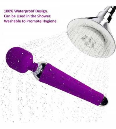 Vibrators Mini Electric Waterproof Therapeutic Wand Massager for Personal Care Healing of Body and Muscle Aches with Multi Sp...