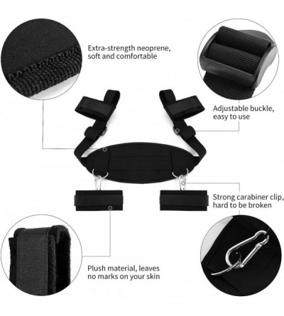 Restraints BDSM SM Restraints Kit- Wrist Thigh Leg Harness Restraint System Fetish Fur Game Tie up Hand & Ankle Cuff Bed Sexu...