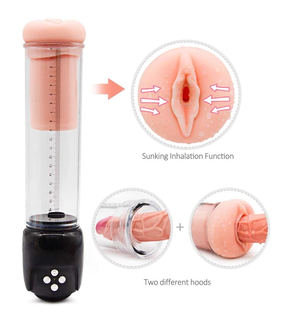 Male Masturbators Man Masturabation Stroker Best Gift for Male Pocket Puss-ey Stroker- Medical Grade Soft Skin-Like Silicone ...