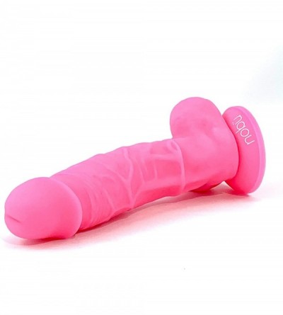 Dildos DG.2 Pink - 6 INCH Realistic Suction Cup Dildo - 100% Silicone - Compatible with All Universal Strap-ON Harnesses - St...