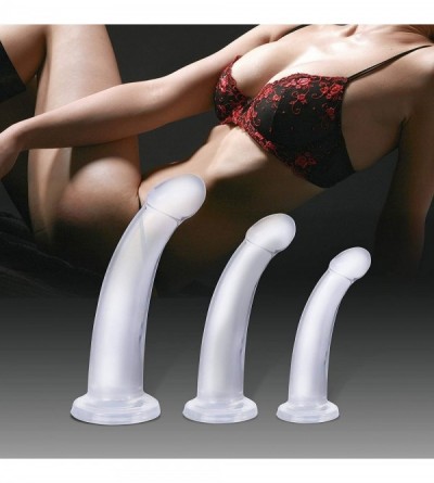 Anal Sex Toys Anal Butt Plug Trainer Kit- Anal Training Set- 3 Sizes Anal Plugs Training Simple Dildos Set with Strong Suctio...