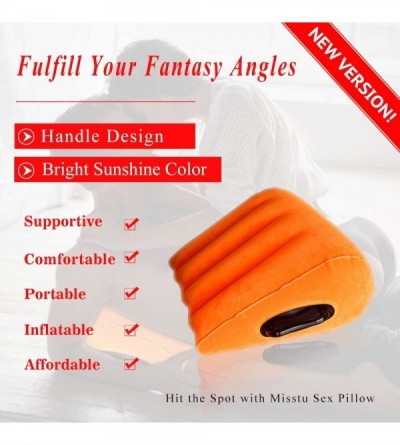 Sex Furniture Sex Toys Pillow Wedge Positioning Cushion Triangle Sex Pillow Sex Furniture Inflatable Ramp for Couples Deeper ...