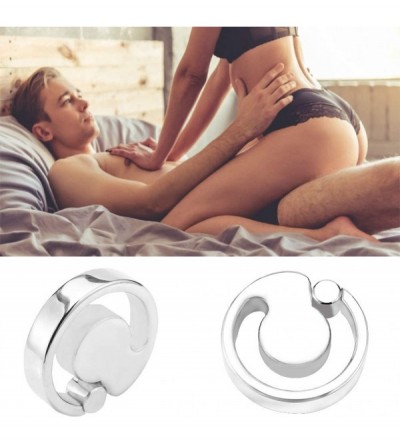 Penis Rings Scrotum Pendant Ball Stretchers Testis Weight Stainless Steel Penis Restraint Cock Lock Ring (9.87oz) - CX185O620...