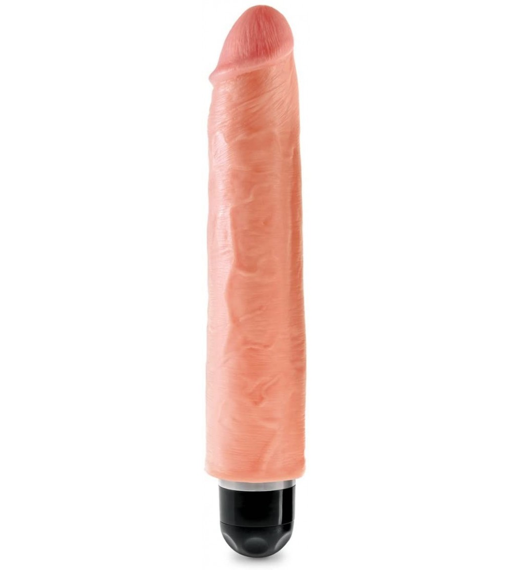 Vibrators Kc 10 Inch Vibrating Stiffy- Flesh - Flesh - C717YHXOQHM $15.26