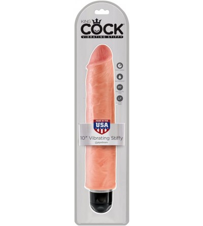 Vibrators Kc 10 Inch Vibrating Stiffy- Flesh - Flesh - C717YHXOQHM $15.26