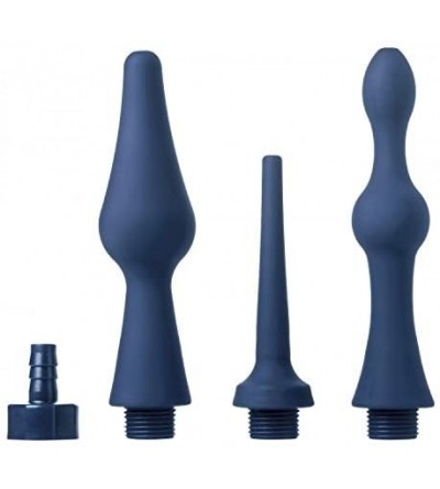 Anal Sex Toys Flex Tip Silicone Attachment Kit with 8 oz Enema Bulb - CG11NXC6G39 $34.91