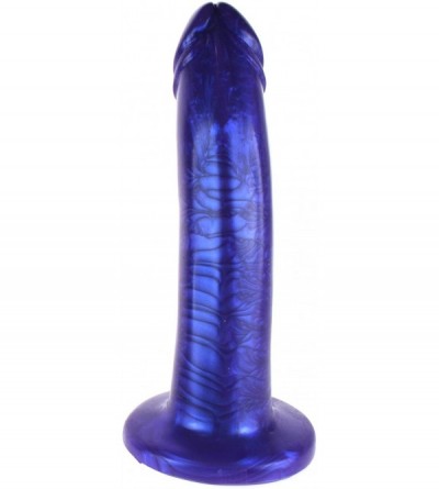 Dildos Leo Dildo- Purple Shimmer - Purple Shimmer - C811N6NOTJD $41.12