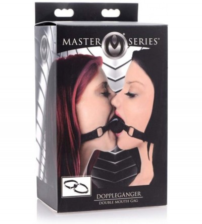 Gags & Muzzles Dual Silicone Mouth Gag for Couples - CJ1876D049U $19.58