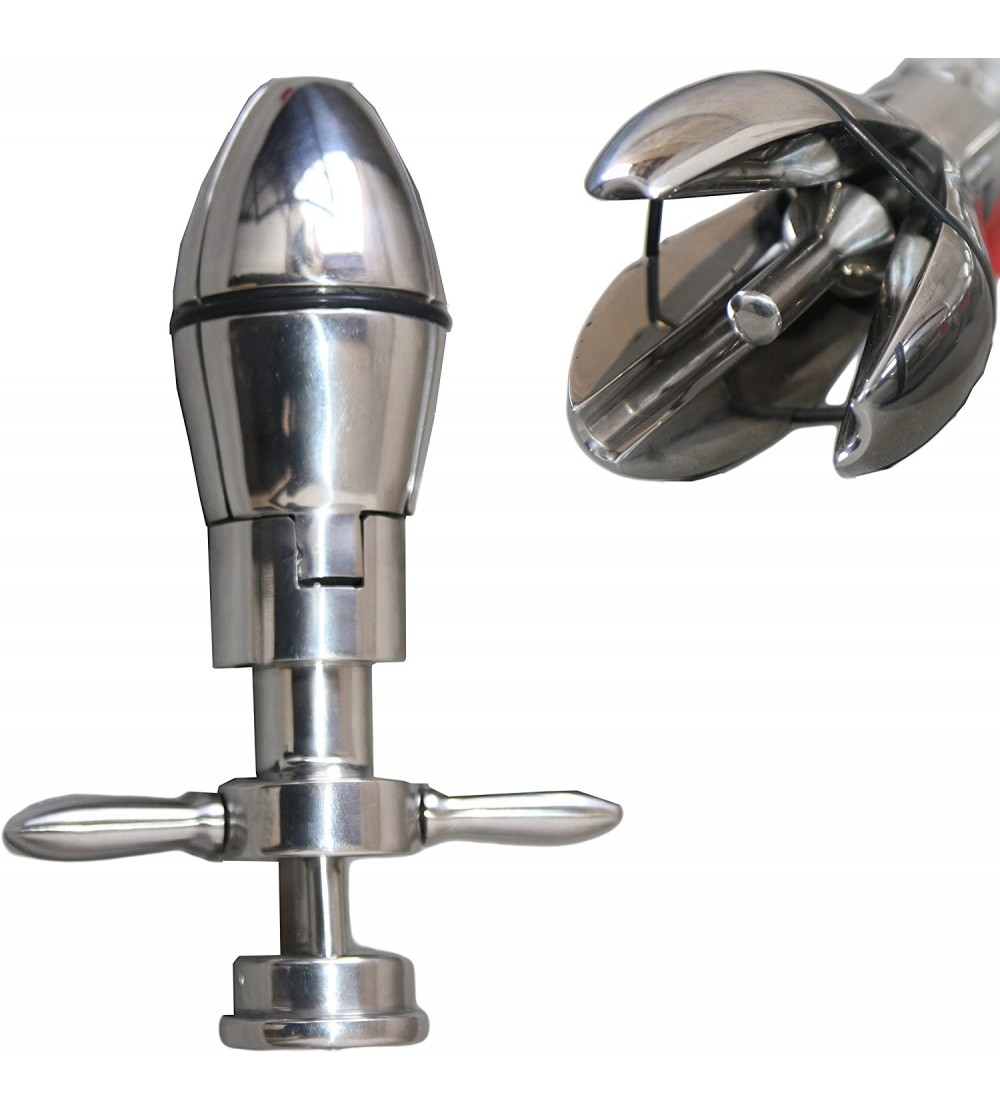 Anal Sex Toys Stainless Steel Lock-able Anal Plug Bondage Butt Plug Anal Hook - C111QRF4B4Z $51.65