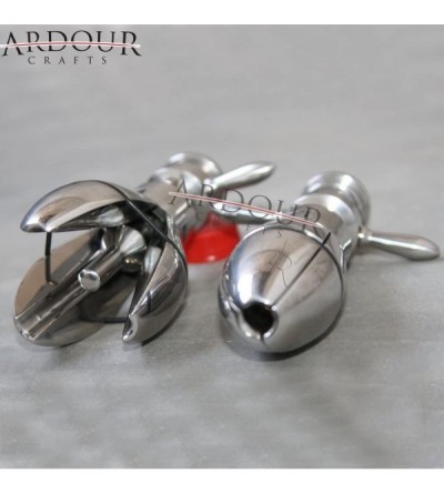 Anal Sex Toys Stainless Steel Lock-able Anal Plug Bondage Butt Plug Anal Hook - C111QRF4B4Z $51.65