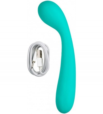 Vibrators G-Spot Slim 7 Inch Flexible Body Vibrator (Teal) - Teal - CB18QU0A023 $31.42