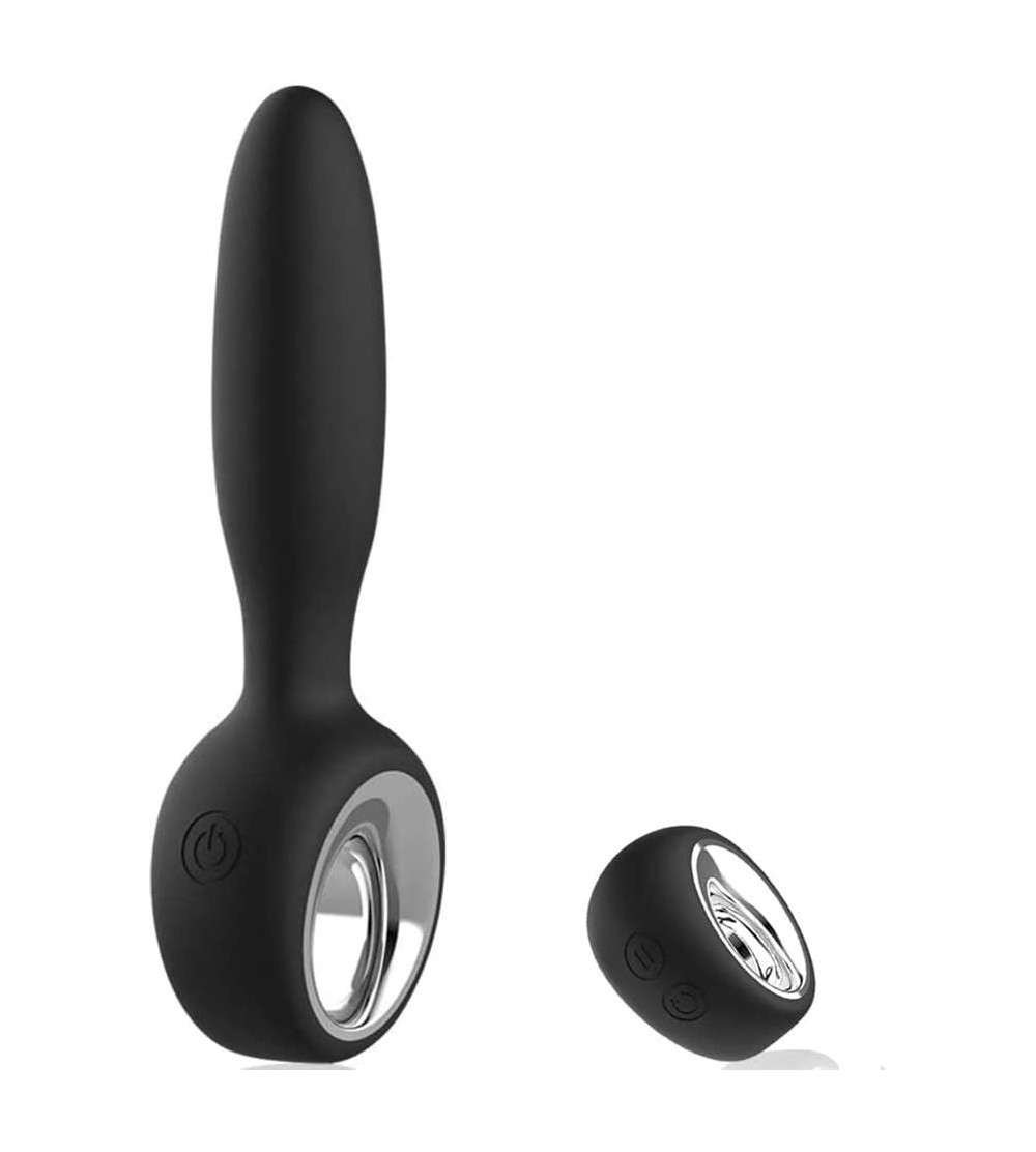 Anal Sex Toys Vibrating Anal Plug- Silicone Prostate Massager with 12 Vibration Modes and Safety O-Ring- Remote Control Recha...