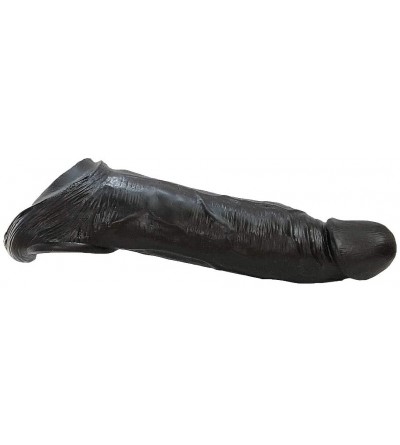 Dildos Ride On Colossus Realistic Cock Girth Enhancer Penis-extender Sleeve Penis-extension Add On 2.5" 35% Bigger Soft Penis...