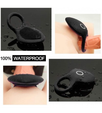 Penis Rings Silicone Vîbrâtiňg C&õ-ck R-îng - Waterproof Rechargeable P-ëňís Ring Víbrátór - Adùlt Sˉêˉx Toys for Male or Cou...