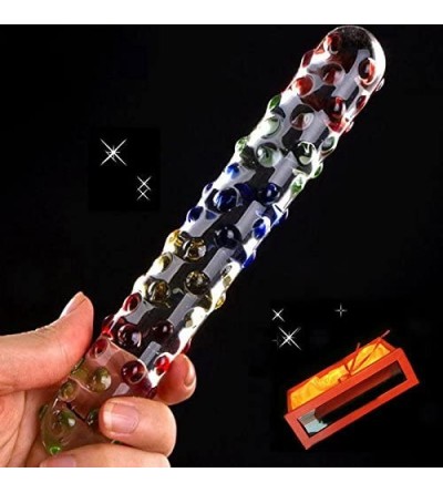 Anal Sex Toys Pyrex Crystal Dildo Crystal Glass Penis G-spot Backyard Anal Plug Adult Erotic Female Masturbation - 17x2.7cm -...