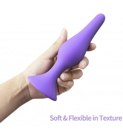 Anal Sex Toys Anal Plug Beginner Training Sets - Butt Plugs Starter Kit Anal Play Sex Toy for Men and Wome (4pcs- Purple) - 4...