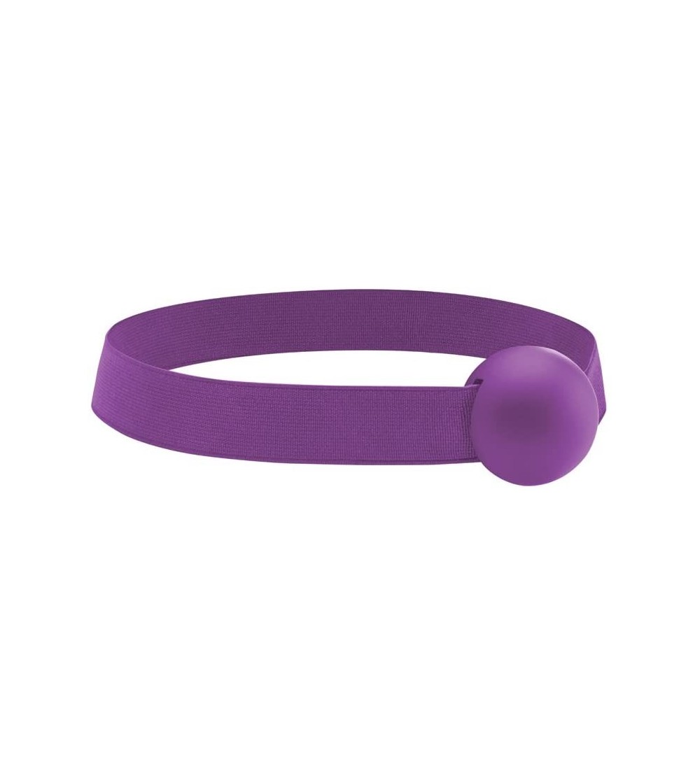 Gags & Muzzles Elastic Ball Gag- Purple - Purple - CN11VZY0TIP $10.44