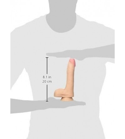 Dildos Realistic Lifelike Dildo with Suction Cup for Hands-free Play Cyberskin Flexible European Cock 5.5 Inch - European Coc...