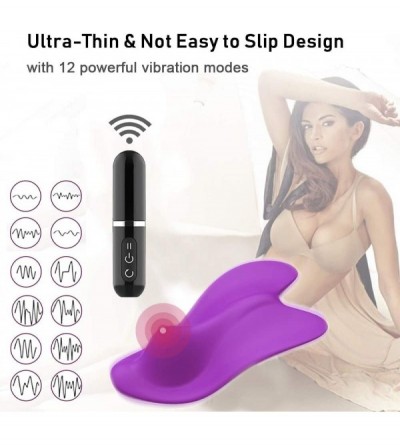 Vibrators 2 in 1 Remote Control Mini Wearable Clitoral Stimulation Vibrating Panties Bullet Vibrator- Rechargeable Waterproof...