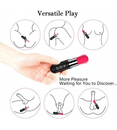 Vibrators 2 in 1 Remote Control Mini Wearable Clitoral Stimulation Vibrating Panties Bullet Vibrator- Rechargeable Waterproof...