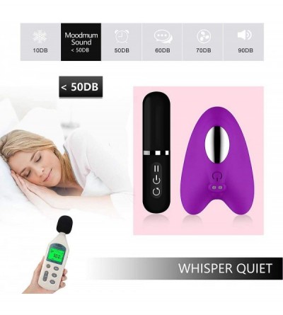 Vibrators 2 in 1 Remote Control Mini Wearable Clitoral Stimulation Vibrating Panties Bullet Vibrator- Rechargeable Waterproof...