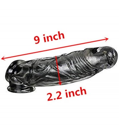 Pumps & Enlargers Silicone penile Condom 9 INCH Expander expands Male Chastity Toys Lengthen Cock Sleeves Dick Socks Reusable...