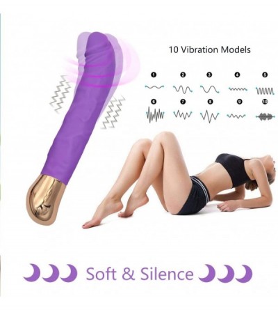 Vibrators Silicone Dildo Vibrator Clitoris Vibration Stimulator Powerful Dillidos Massager USB Rechargeable Sex Toys for Wome...