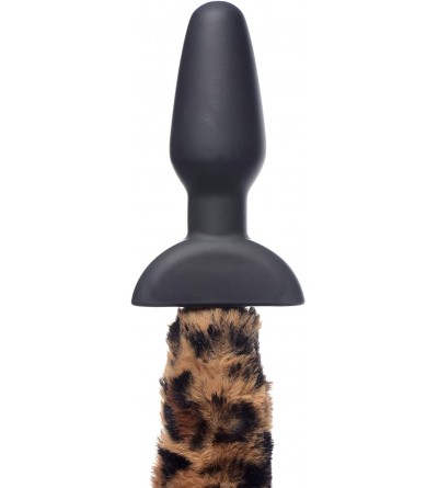 Anal Sex Toys Remote Control Wagging Leopard Tail Anal Plug and Ears Set - C818AUO4N7G $26.91