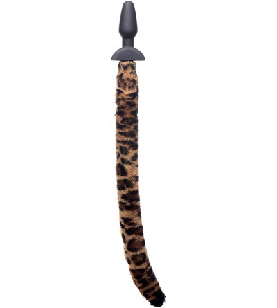 Anal Sex Toys Remote Control Wagging Leopard Tail Anal Plug and Ears Set - C818AUO4N7G $26.91