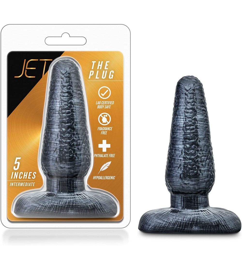 Anal Sex Toys Smooth Butt Plug - Anal Buttplug - Sex Toy for Women - Sex Toy for Men (Black) - CA1102R2LTV $11.67