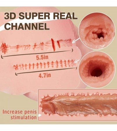 Male Masturbators 11LB Pussy Ass Male Masturbator- Life-Sized Sex Doll Realistic Virgin Vagina and Anal Stroker for Men Mastu...