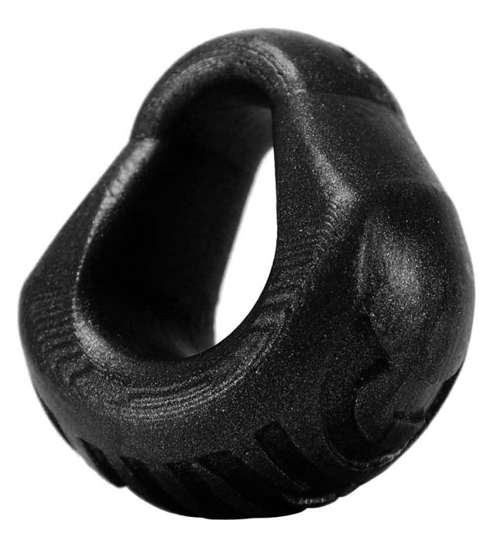 Penis Rings OX-1067-BLK Hung Padded Cockring Oxballs- Black - CU128DI5YU3 $21.09