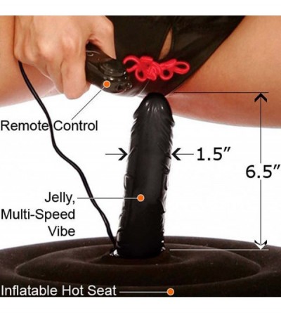 Dildos Inflatable Hot Seat Dildo Vibrator - CE119O07H5P $24.90