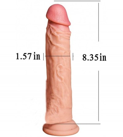 Dildos 8.35 Inch Lifelike Díldɔ Relaxing Massager Suction Mágíc Rǒd is Suitable for Women VX - CQ198DQXQ56 $33.96