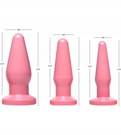 Anal Sex Toys Pink Butt Plug - Medium - CE1148BDWX1 $11.76