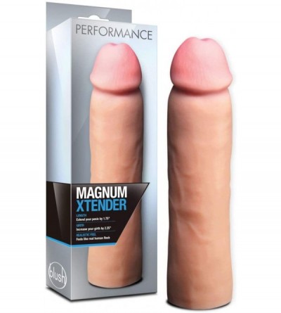 Novelties Performance - 9" Realistic Sensa Feel Dual Density Penis Extender Enlarger Penis Sheath One Size Fits All - Beige -...