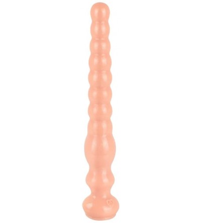 Anal Sex Toys Extra Long Anal Beads with Suction Cup Butt Plug Sex Toys for Woman Men Anus - Yellow - CU19354MU8T $8.51