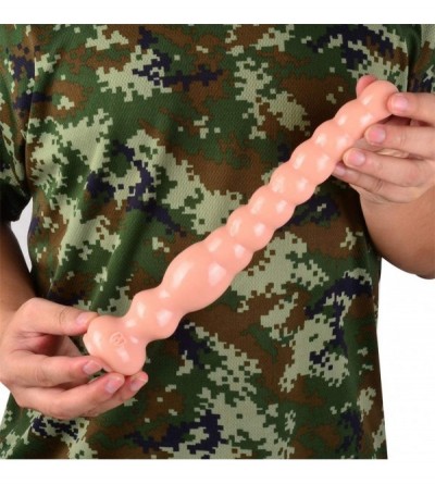 Anal Sex Toys Extra Long Anal Beads with Suction Cup Butt Plug Sex Toys for Woman Men Anus - Yellow - CU19354MU8T $8.51