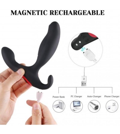 Anal Sex Toys Male Anal Kegel Exercises Vibrator with 2 Powerful Motors & 7 Patterns- Butt Plug Prostate Massager with Remote...